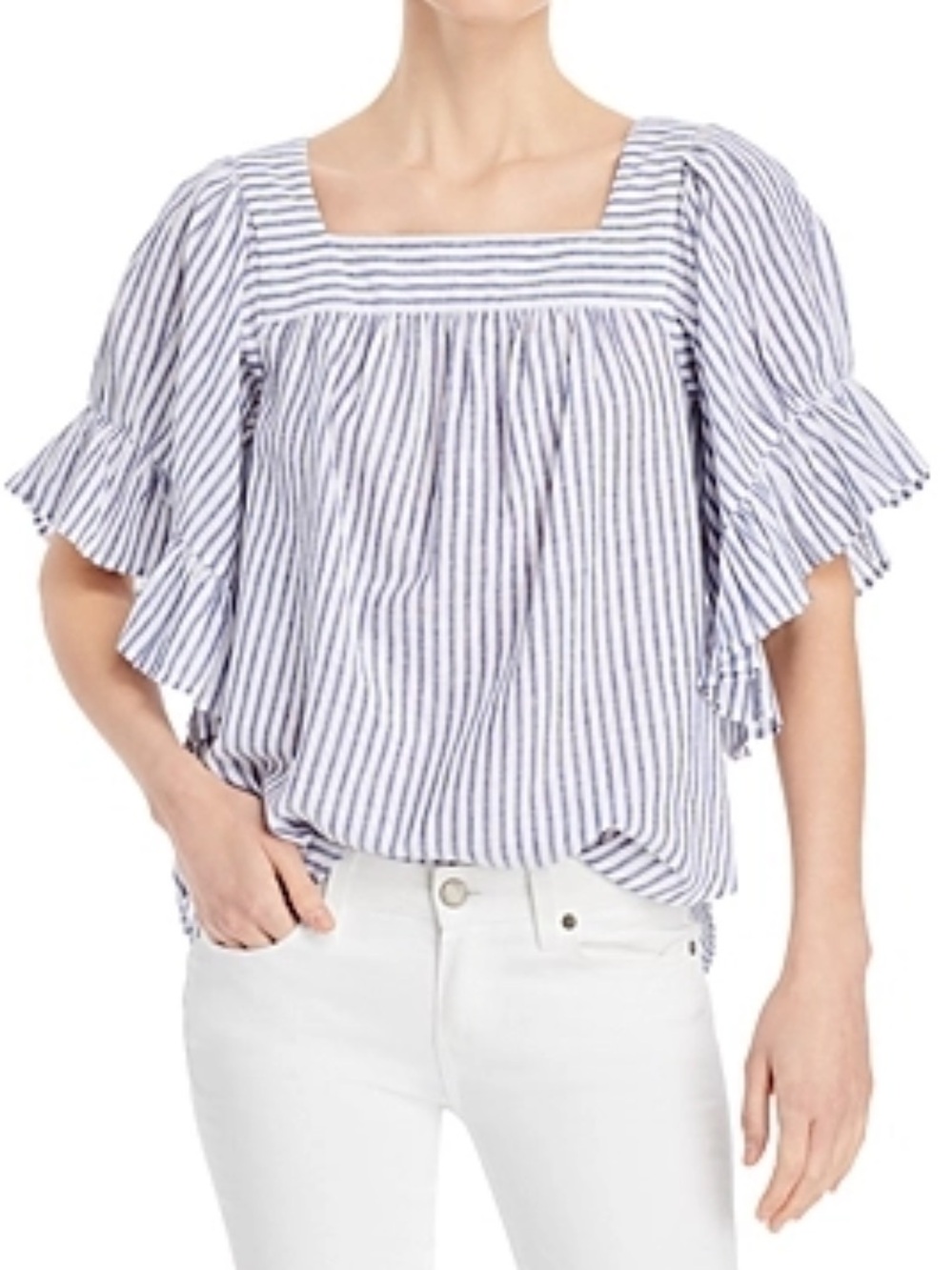 New Beach Lunch Lounge Naomi Striped Top